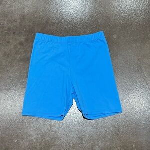 Blue Biker Shorts
